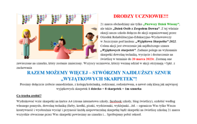 Zdjęcie do Wyjątkowa Skarpetka