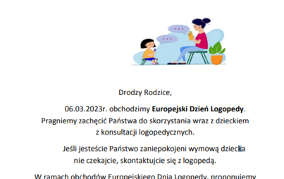 Zdjęcie do KONKURS LOGOPEDYCZNY