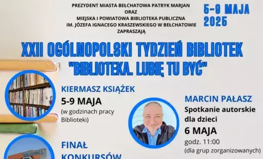 Zdjęcie do Biblioteka Tydzień Bibliotek