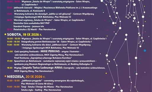 ZAPROSZENIE NA FESTIWAL SZTUKI JABŁKA