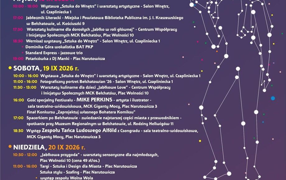Zaproszenie na Festiwal Sztuki Jabłka